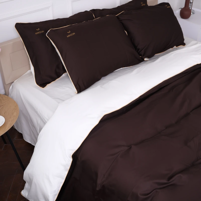 Комплект постільної білизни Сатин 0001+0211 Lactic Corner - 2