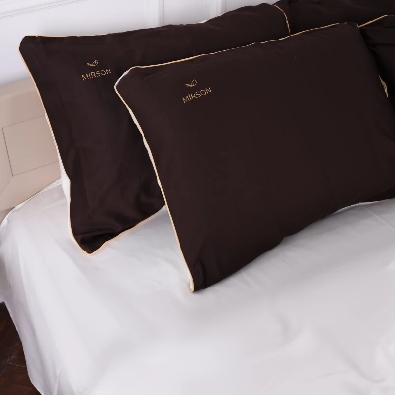 Комплект постільної білизни Сатин 0001+0211 Lactic Corner - 5