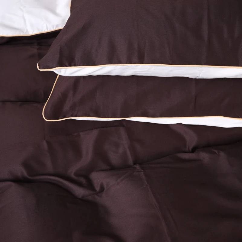 Комплект постільної білизни Сатин 0001+0211 Lactic Corner - 8