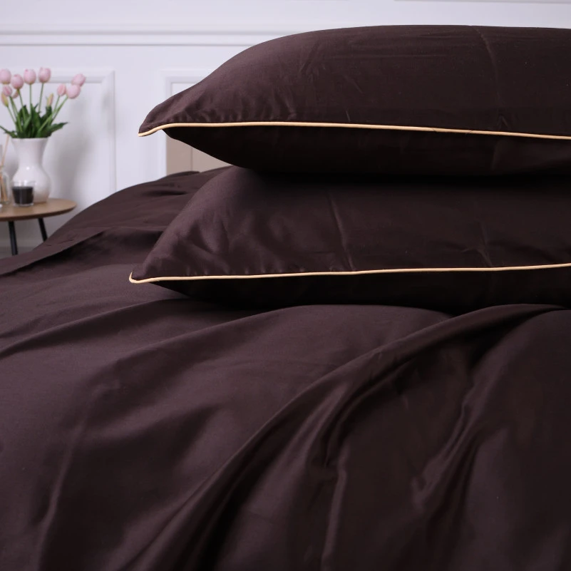 Комплект постільної білизни Сатин 0211 Cacao Corner - 2