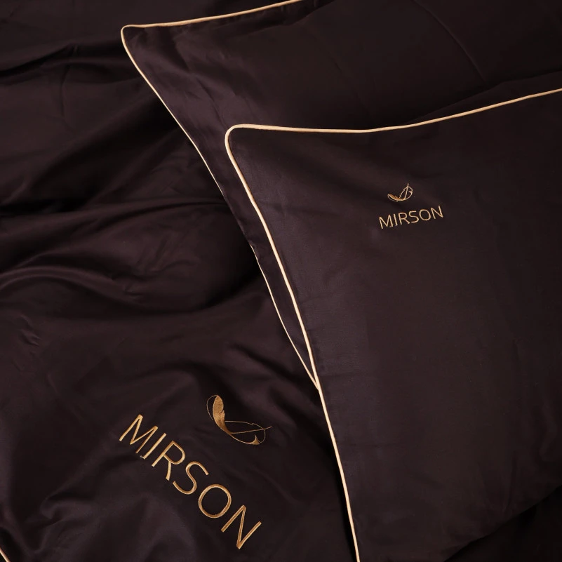 Комплект постільної білизни Сатин 0211 Cacao Corner - 1