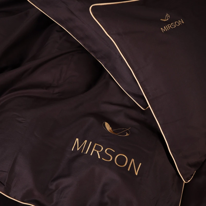 Комплект постільної білизни Сатин 0211 Cacao Corner - 5