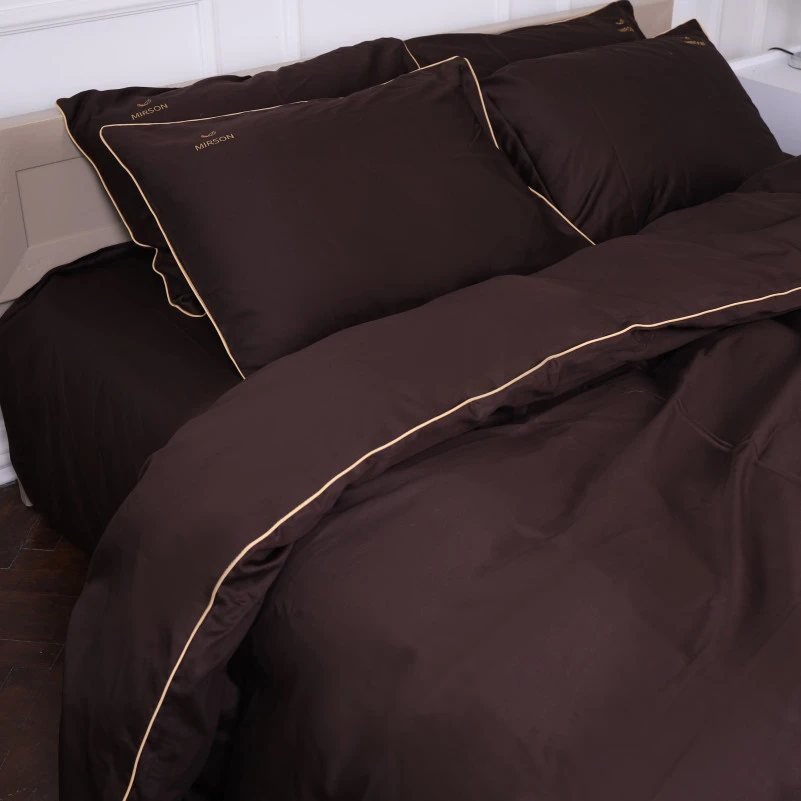 Комплект постільної білизни Сатин 0211 Cacao Corner - 6