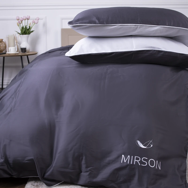  Комплект постільної білизни Сатин 0251+0240 Smoke Corner - 1