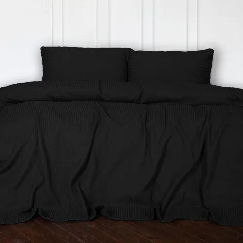 Комплект постельного белья Пике  №10-06 Arrowline Black