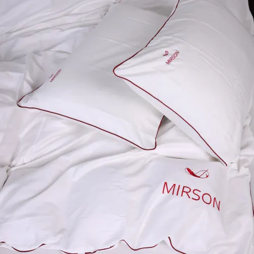 Комплект постільної білизни Сатин ELIT Moko White Corner