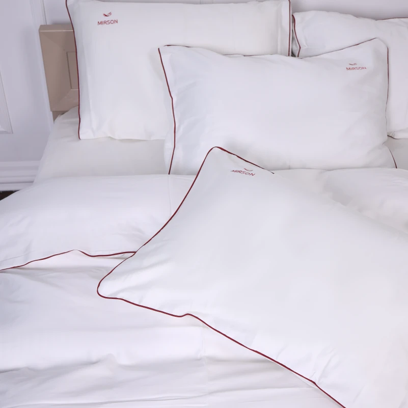 Комплект постільної білизни Сатин ELIT Moko White Corner - 7