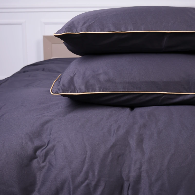 Комплект постільної білизни Сатин ELIT Iron grey Corner - 2