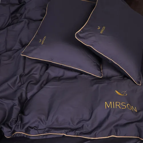 Комплект постільної білизни Сатин ELIT Iron grey Corner