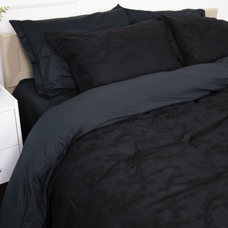 Підковдра Сатин Жаккард 6031 "Count Black" - 5