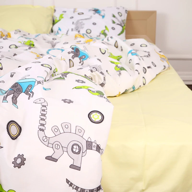 Пододеяльник Бязь 17-0576 Dinosaur robot - 1