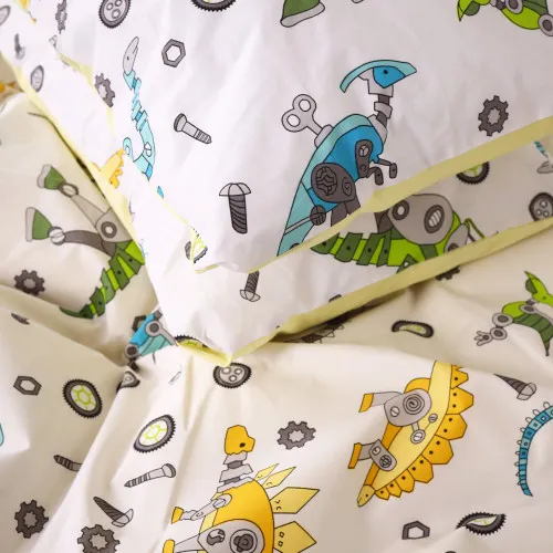 Наволочка Бязь 17-0576 Dinosaur robot