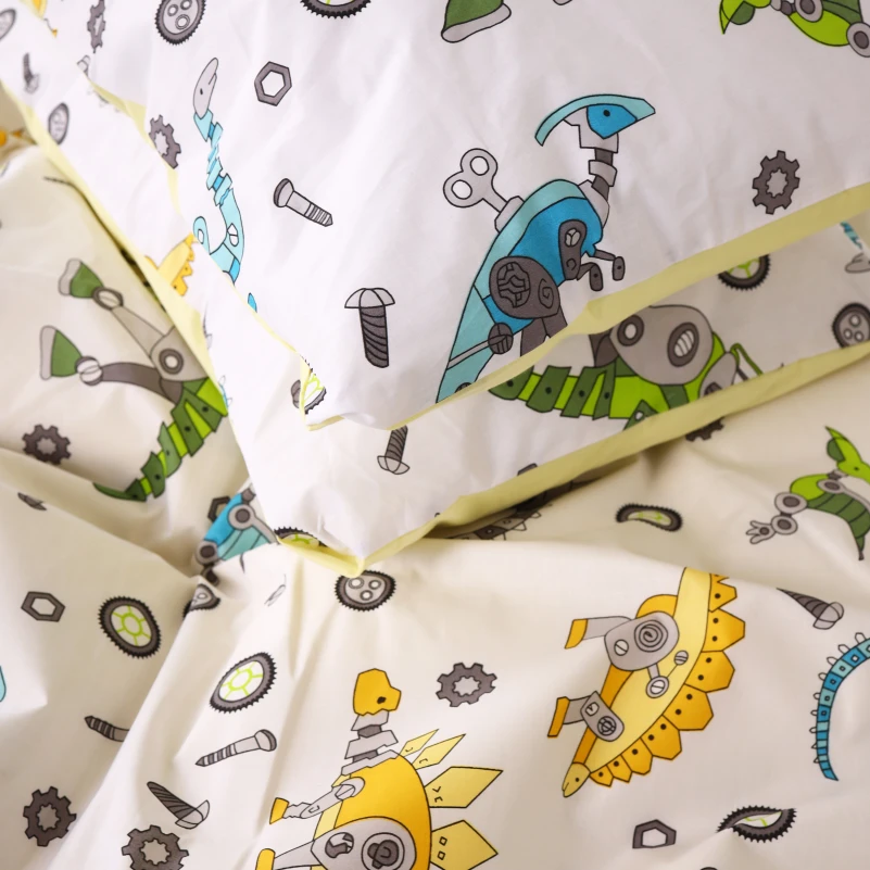Пододеяльник Бязь 17-0576 Dinosaur robot - 3