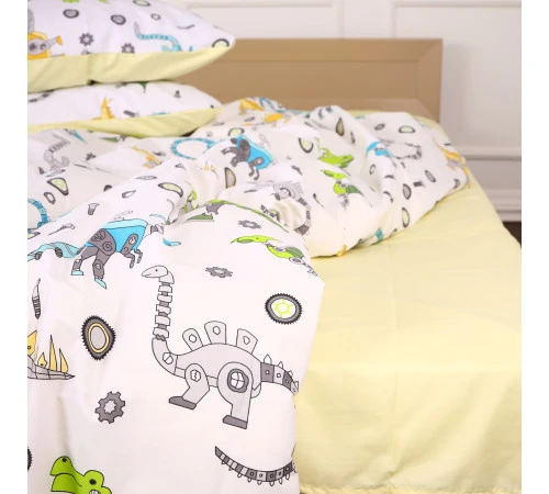 Простирадло MirSon Ranforce Elite 17-0576 Dinosaur robot