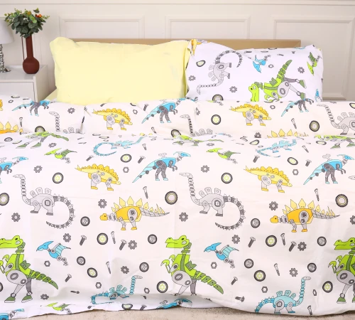 Простирадло MirSon Ranforce Elite 17-0576 Dinosaur robot - 2