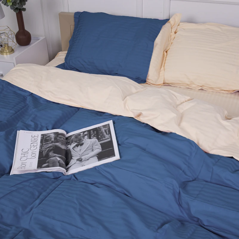 Постельное белье Satin Stripe 30-0019 + 30-0004 Leynadin