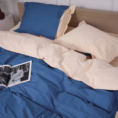 Пододеяльник Satin Stripe 30-0019 + 30-0004 Leynadin - 2