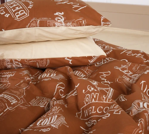 Простирадло MirSon Ranforce Elite 17-0509 Beer Bar Porter - 2