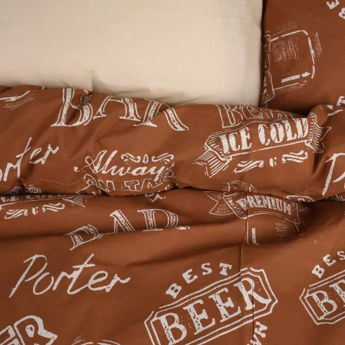 Пододеяльник MirSon Ranforce Elite 17-0509 Beer Bar Porter