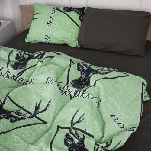 Комплект постельного белья Бязь 17-0515 Noble deers lime