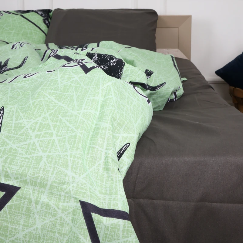 Пододеяльник Бязь 17-0515 Noble deers lime - 3