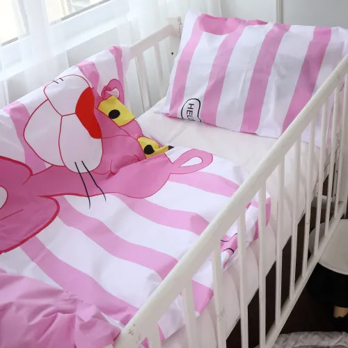 Комплект постельного белья Детский Бязь Kids Time 17-0110 Pink Pantere