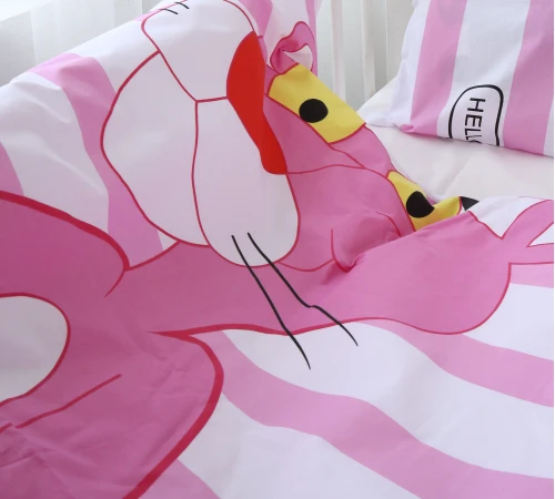 Пододеяльник Детский Бязь Kids Time 17-0110 Pink Pantere - 2