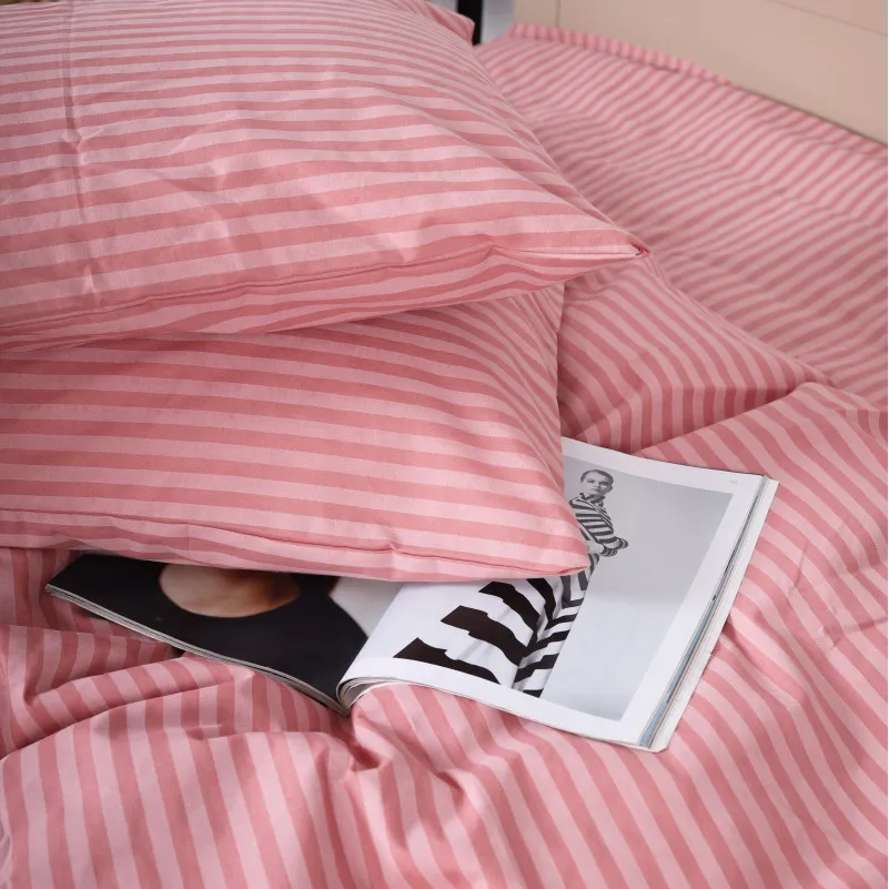 Постельное белье Бязь 17-0607 Stripe Pink - 1