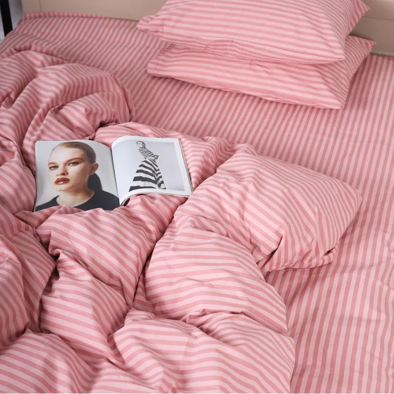 Постельное белье Бязь 17-0607 Stripe Pink - 2