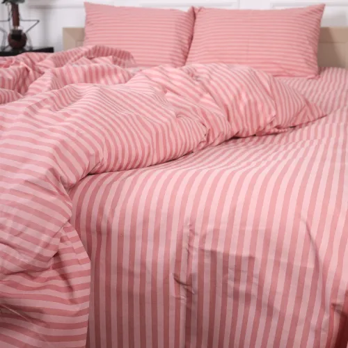 Постільна білизна Бязь 17-0607 Stripe Pink - 4