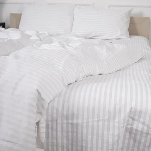 Підковдра  Бязь 17-0605 Stripe White - 4