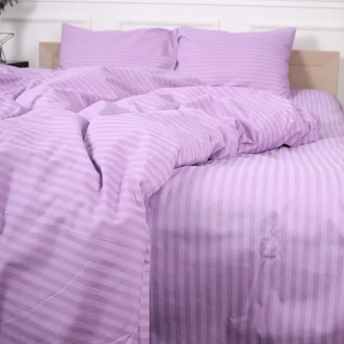 Постільна білизна Бязь 17-0618 Stripe Purple - 5