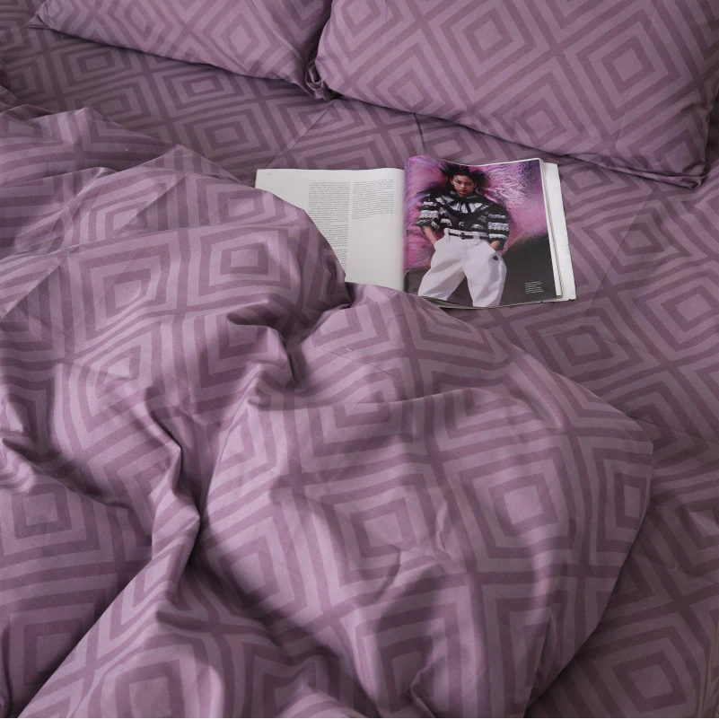 Підковдра Бязь 17-0626 Geometry Purple - 4