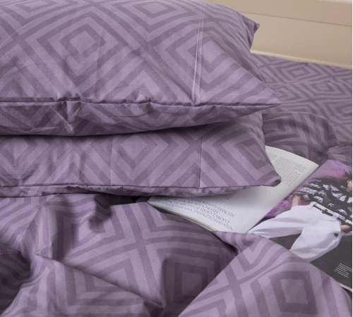 Наволочка Бязь 17-0626 Geometry Purple