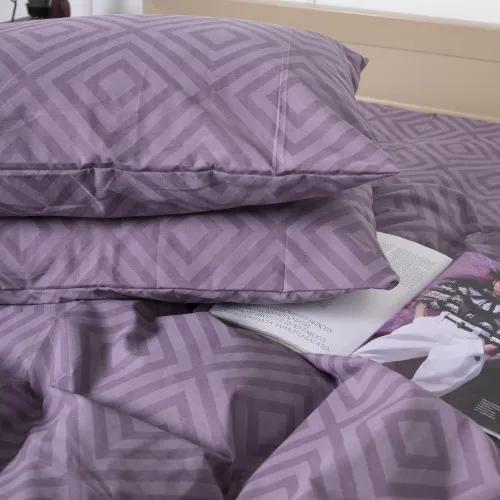 Наволочка Бязь 17-0626 Geometry Purple