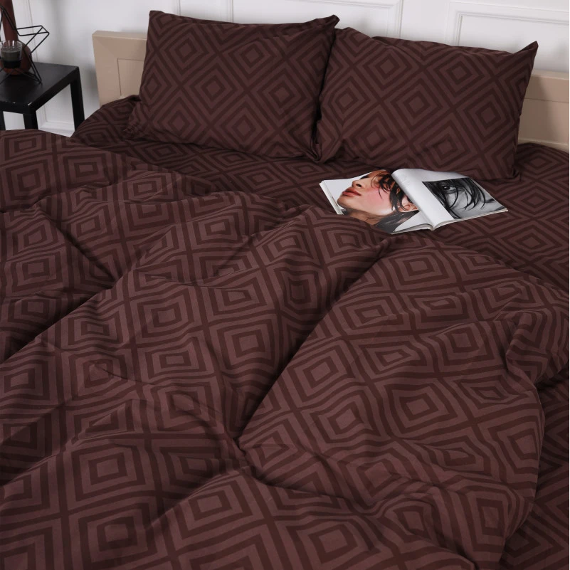 Підковдра Бязь 17-0624 Geometry Brown - 4