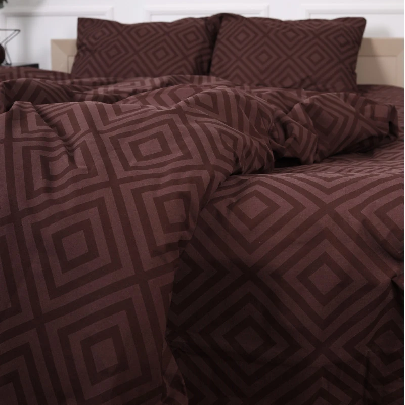 Підковдра Бязь 17-0624 Geometry Brown - 1