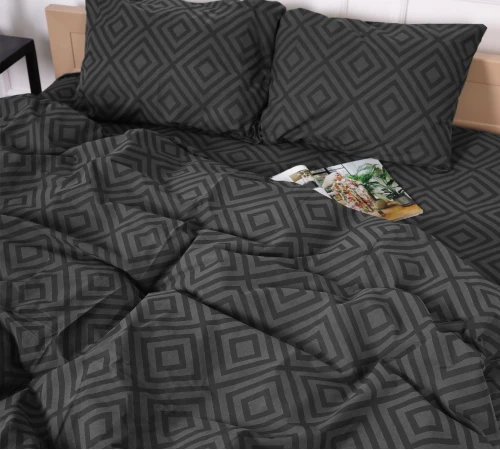 Підковдра Бязь 17-0625 Geometry Graphite