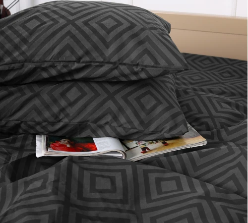 Постільна білизна Бязь 17-0625 Geometry Graphite - 2