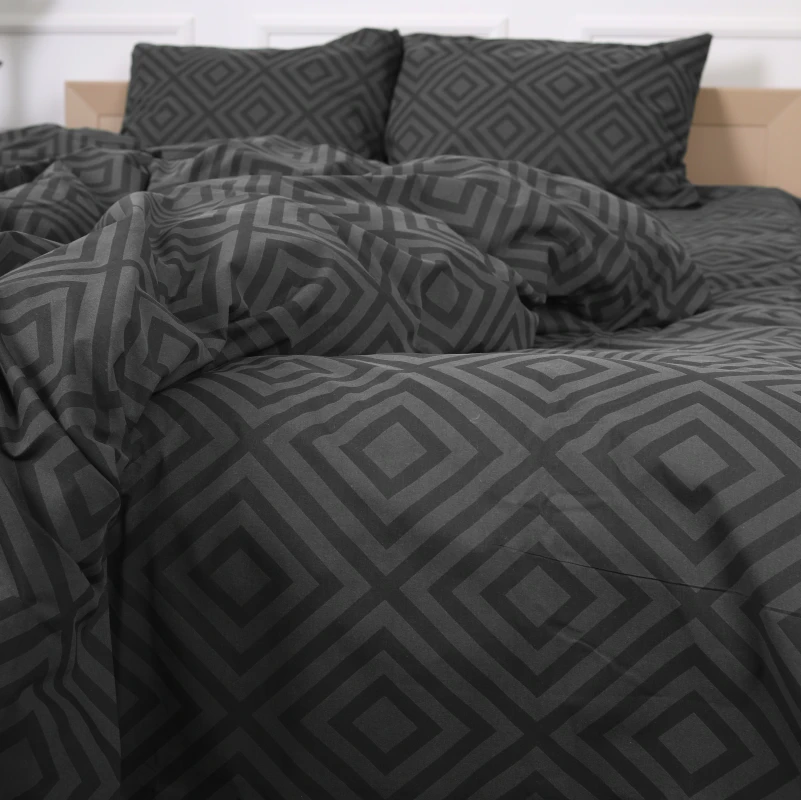 Підковдра Бязь 17-0625 Geometry Graphite - 5