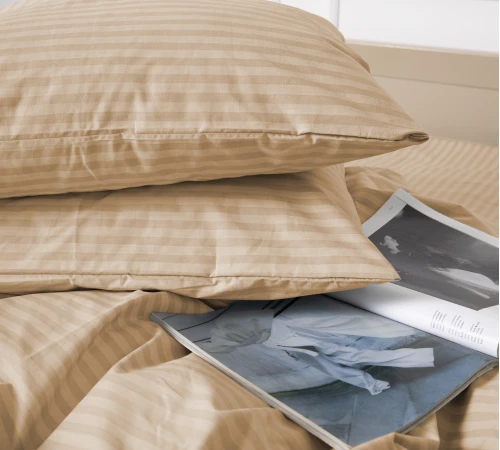 Наволочка Бязь 17-0602 Stripe Creamy