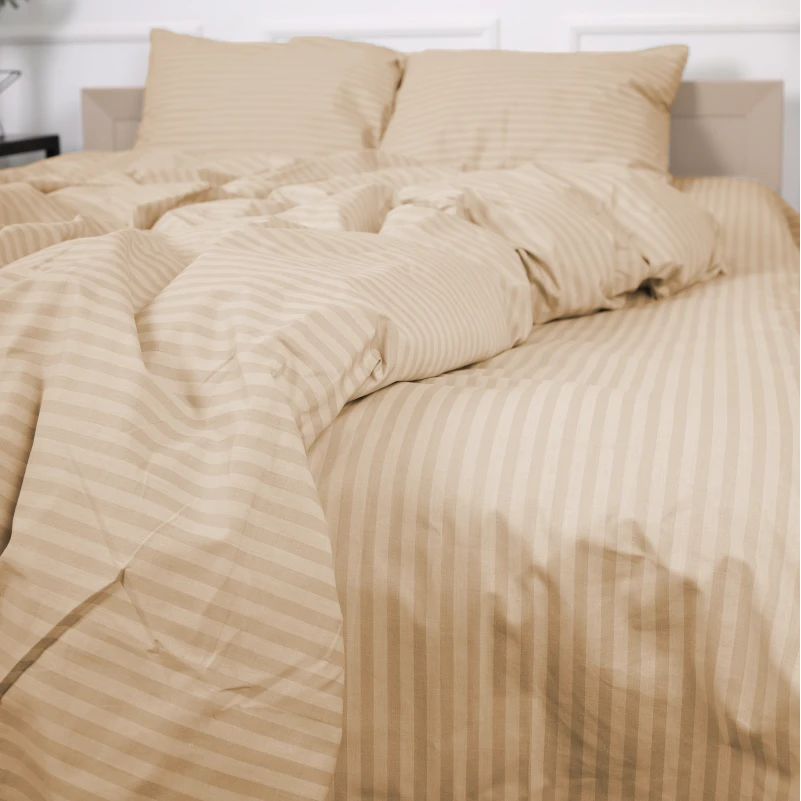 Наволочка Бязь 17-0602 Stripe Creamy - 4