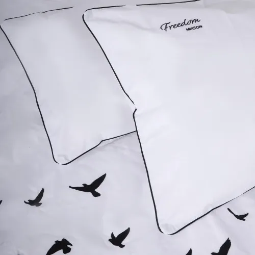 Комплект постільної білизни Ranforce Elite 11-2107 White "Freedom" - 3