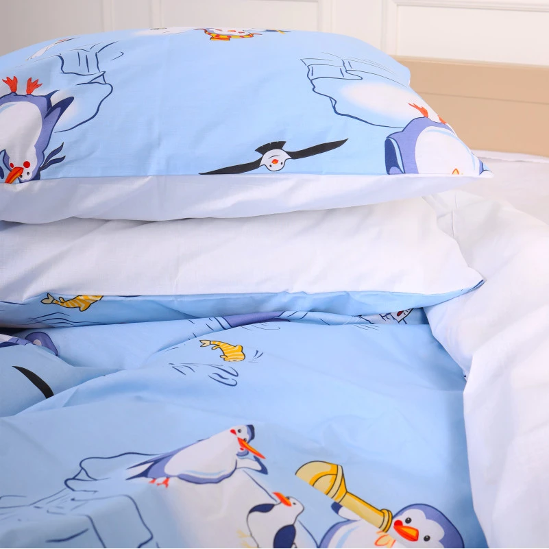 Наволочка Бязь 17-0619 Funny penguins - 1