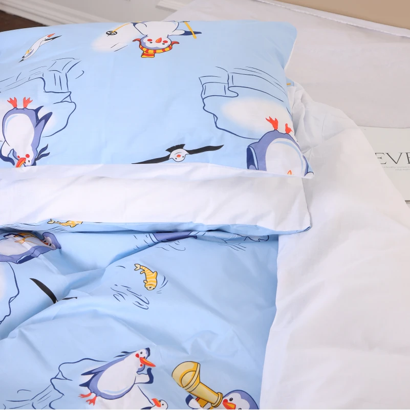 Постільна білизна Бязь 17-0619 Funny penguins - 3