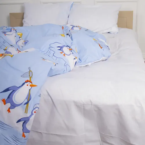 Простынь Бязь 17-0619 Funny penguins - 5