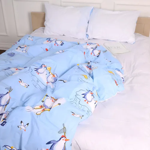 Простынь Бязь 17-0619 Funny penguins