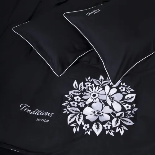 Наволочка Сатин ELIT 0055 Black Pearl "Traditions"