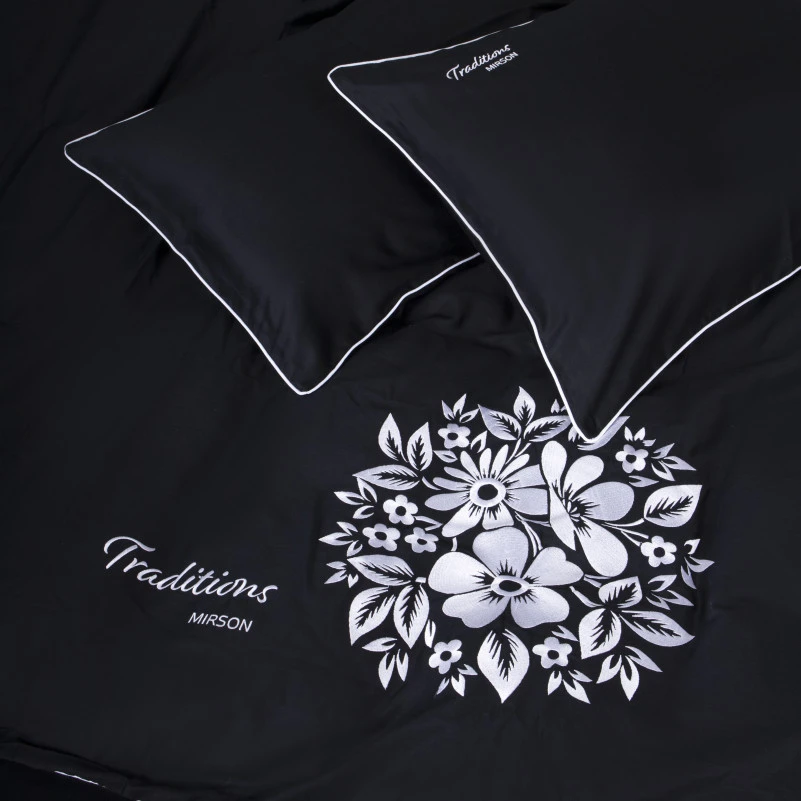  Постільна білизна Сатин ELIT 0055 Black Pearl "Traditions"