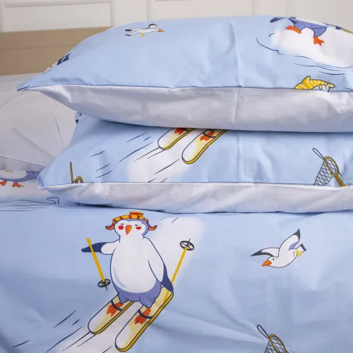 Наволочка MirSon Ranforce Elite 17-0619 Funny penguins - 2